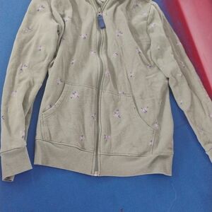 Cat & Jack Green Kids Raincoat with Purple Accents